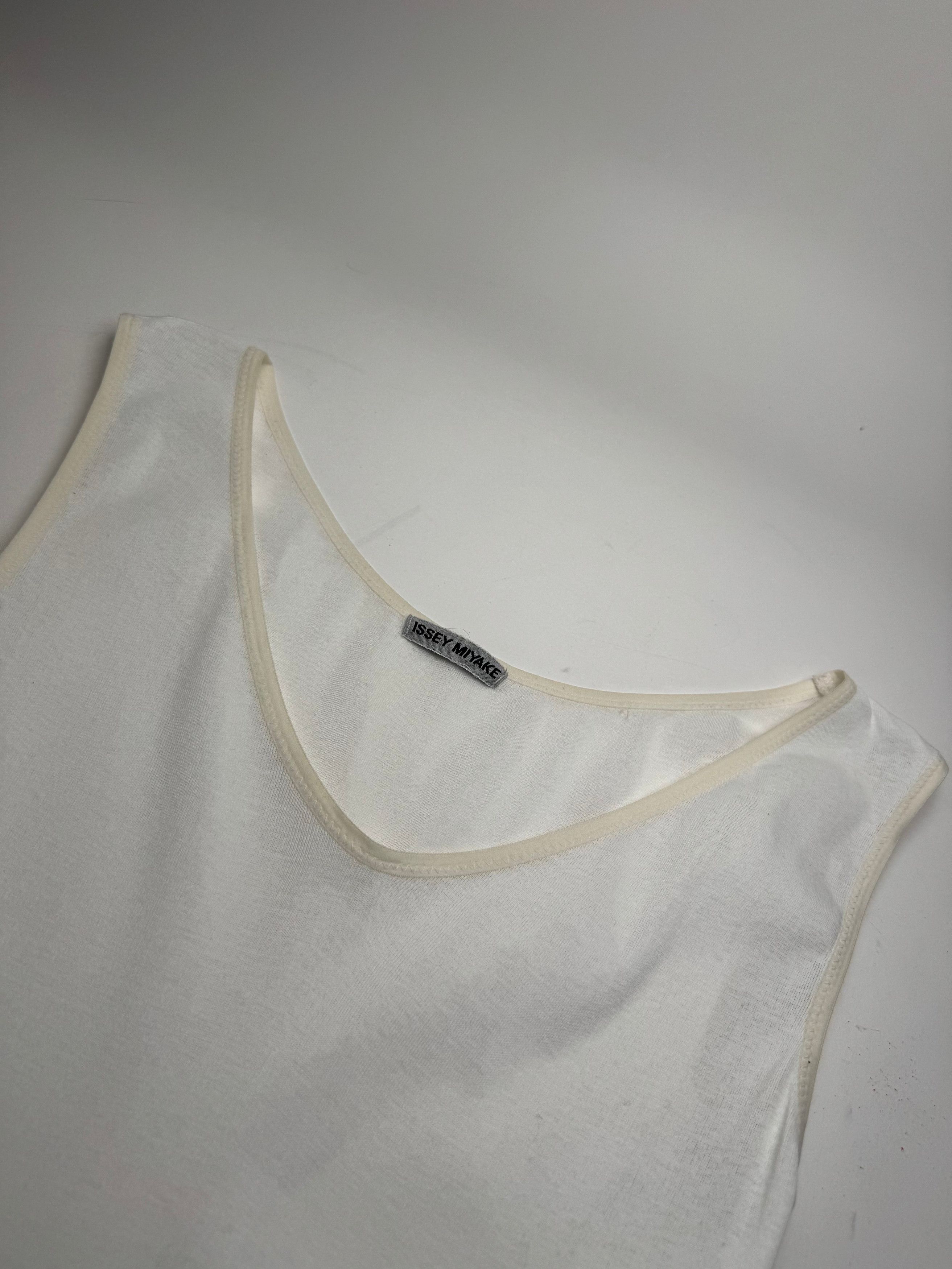 Issey Miyake Vintage Cotton Top White M Size M / US 6-8 / IT 42-44 - 5 Thumbnail