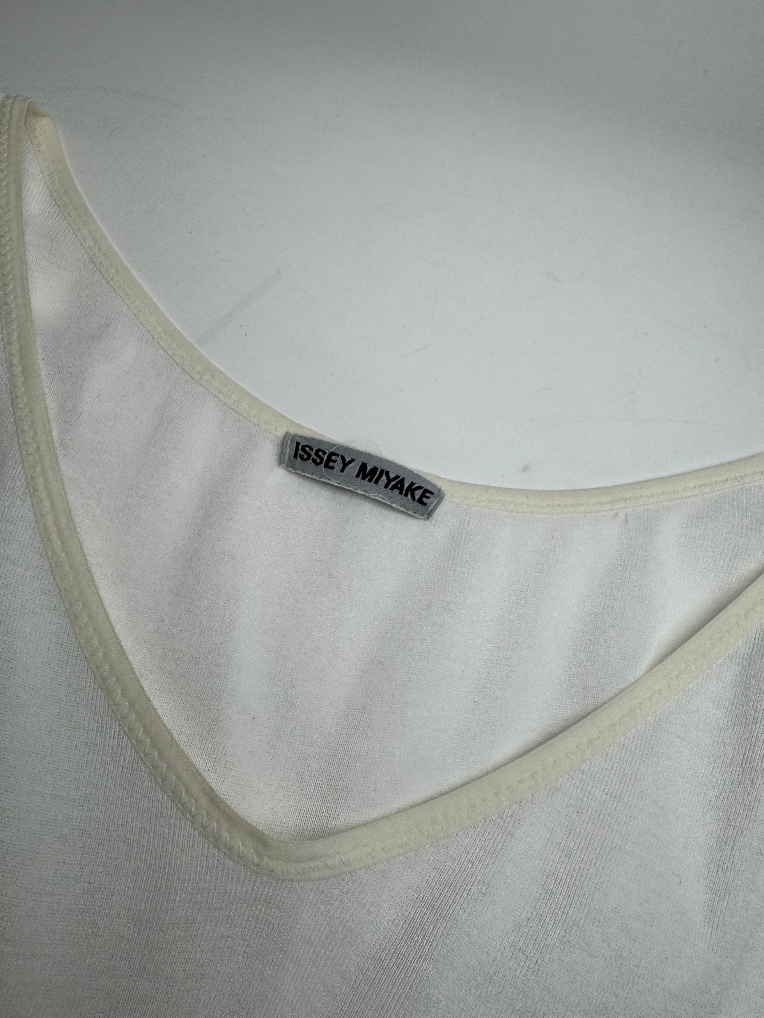 Issey Miyake Vintage Cotton Top White M Size M / US 6-8 / IT 42-44 - 6 Thumbnail