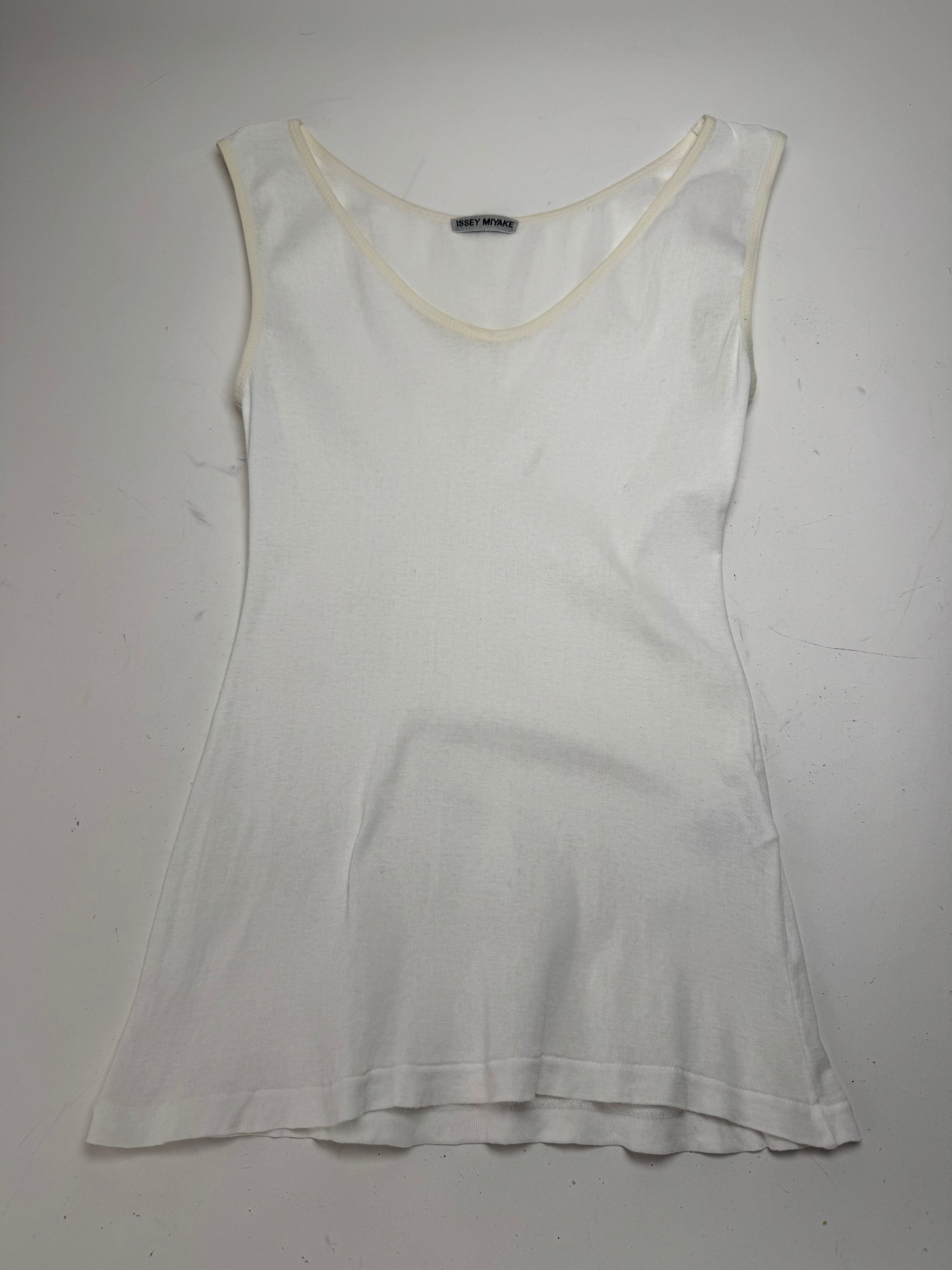 Issey Miyake Vintage Cotton Top White M Size M / US 6-8 / IT 42-44 - 4 Thumbnail