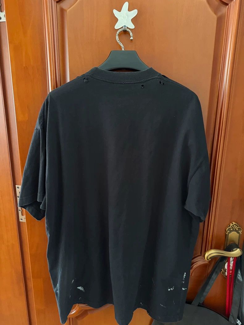 Balenciaga Balenciaga Flame Splatter Short Sleeve - dmc Size US XL / EU 56 / 4 - 2 Thumbnail