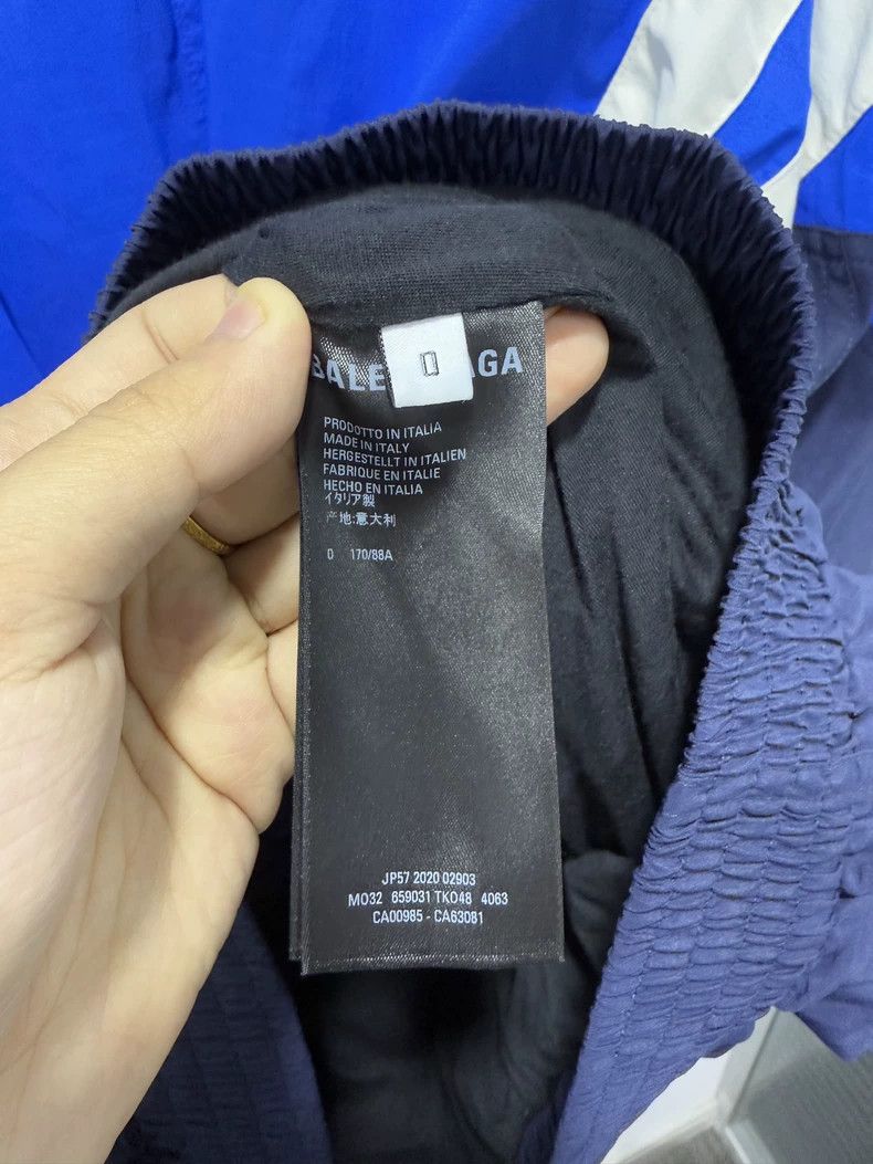 Balenciaga Balenciaga White Blue School Jacket - dmc Size US XXS / EU 40 - 3 Thumbnail