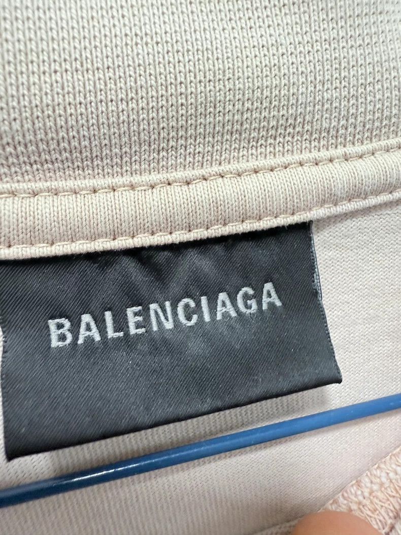 Balenciaga Balenciaga Pink Letter Knit Short Sleeve - dmc Size US XS / EU 42 / 0 - 3 Thumbnail