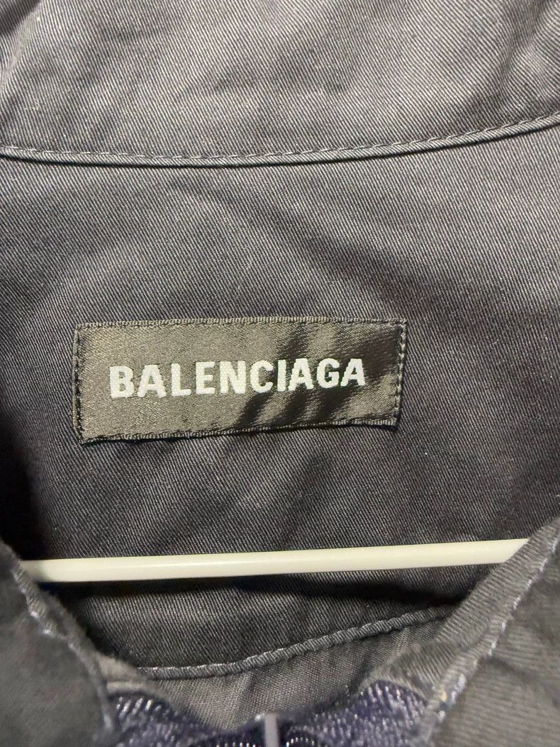 Balenciaga Balenciaga Black White Logo Jacket - dmc Size US XL / EU 56 / 4 - 3 Thumbnail