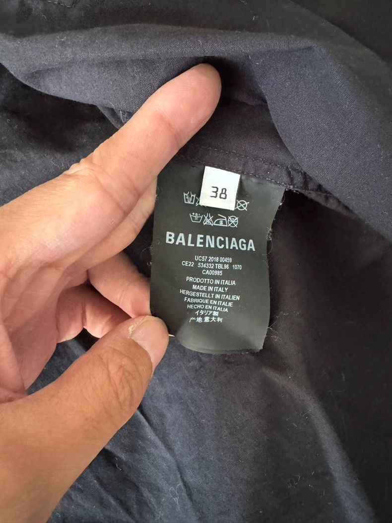 Balenciaga Balenciaga Logo Print Short Sleeve Top - dmc Size US XL / EU 56 / 4 - 3 Thumbnail