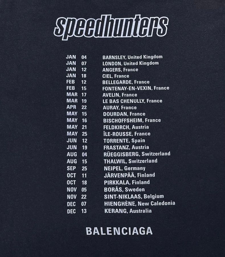 Balenciaga Balenciaga Speed Hunters Graphic Tee - dmc Size US M / EU 48-50 / 2 - 6 Thumbnail