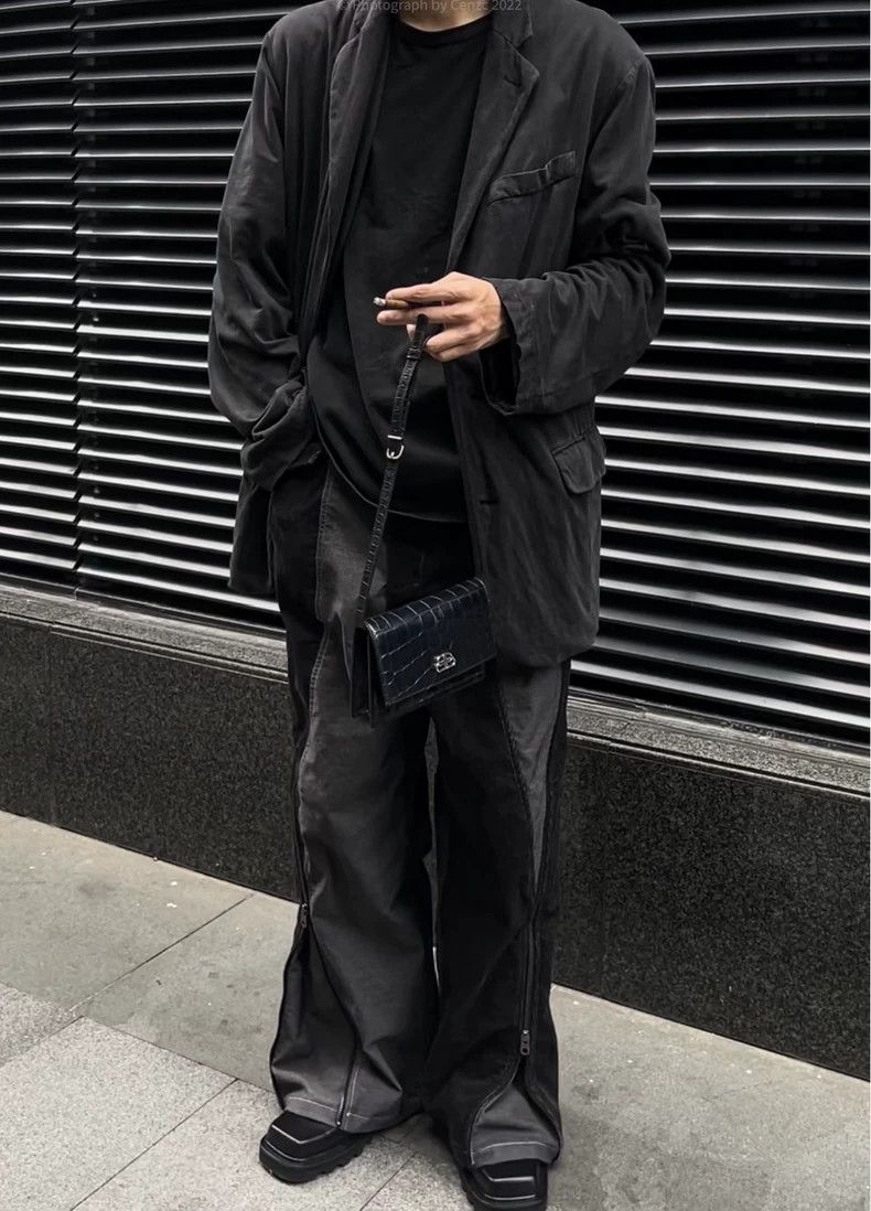 Balenciaga Balenciaga Distressed Double-Breasted Blazer - dmc Size US M / EU 48-50 / 2 - 5 Thumbnail