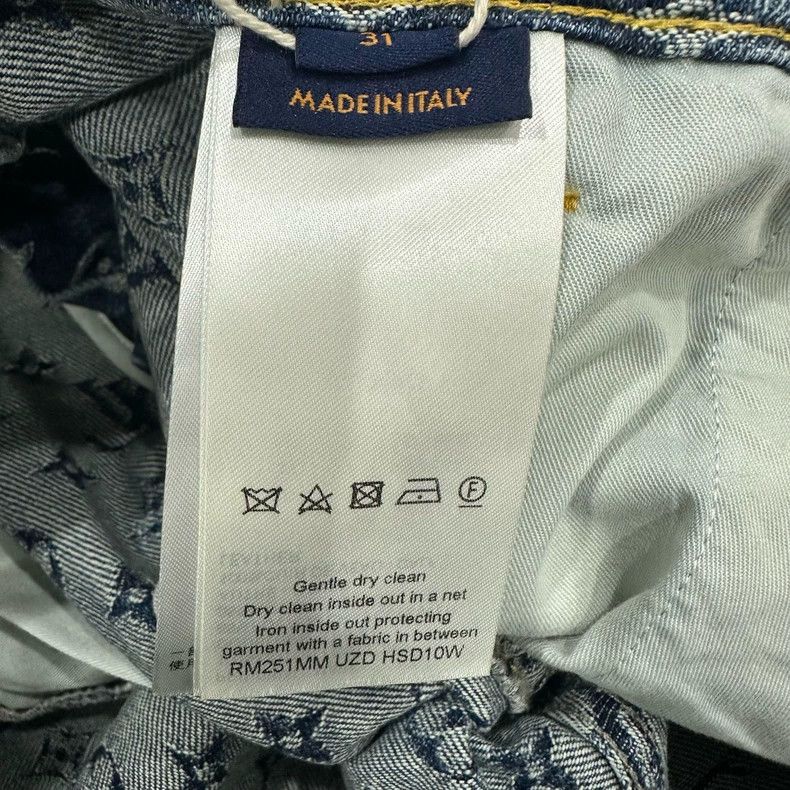 Louis Vuitton Louis Vuitton Monogram Denim Jeans - dmc Size US 31 - 4 Thumbnail