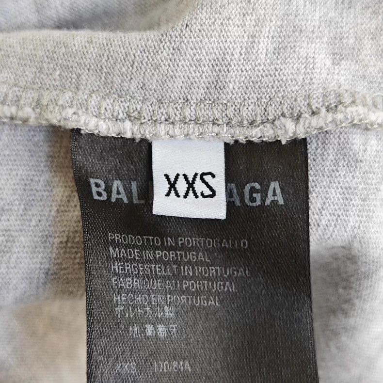 Balenciaga Balenciaga Logo Embroidered Short Sleeve Tee - dmc Size US XXS / EU 40 - 4 Thumbnail