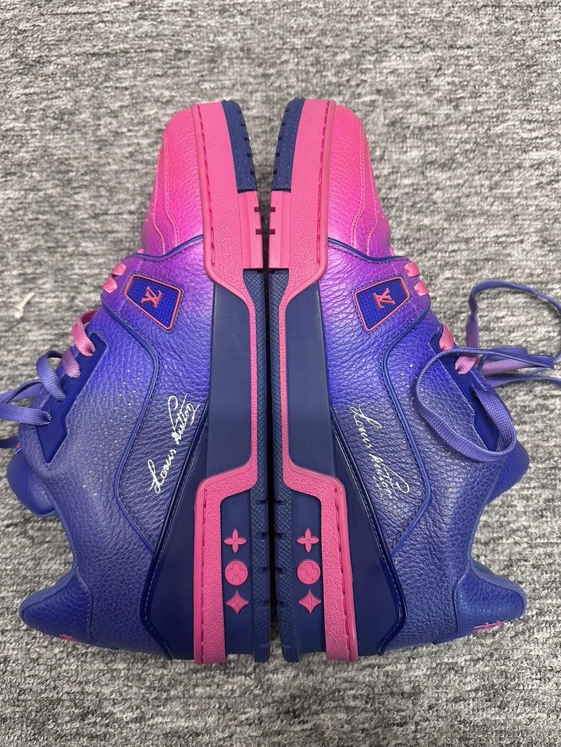 Louis Vuitton LV Blue Pink Gradient Sneakers US8 - dmc Size US 8 / EU 41 - 2 Thumbnail