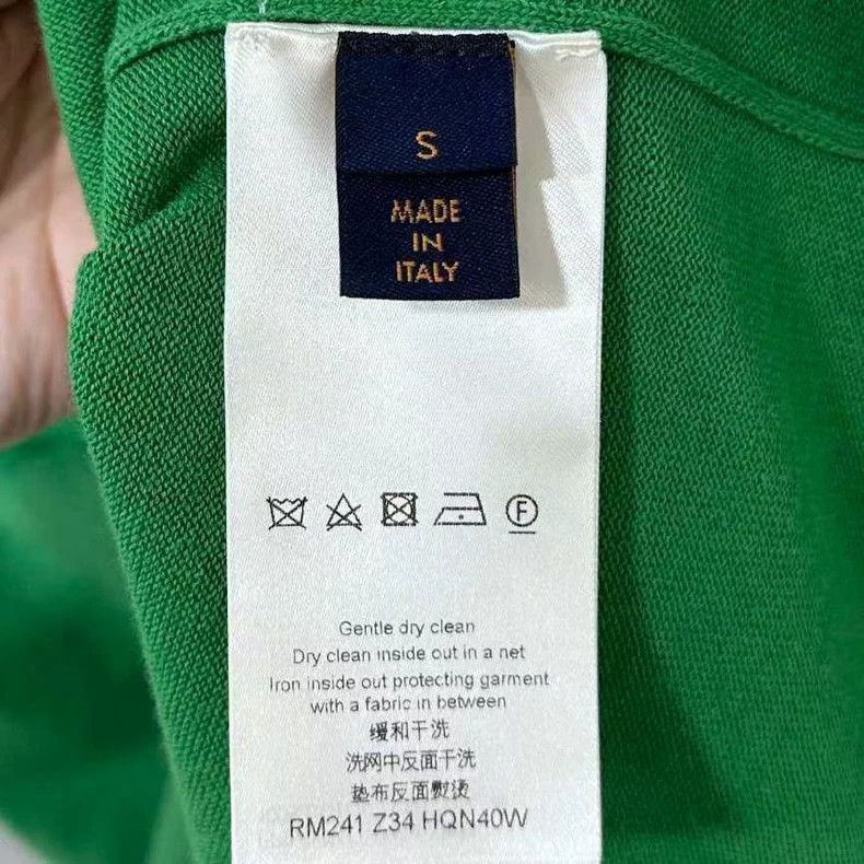 Louis Vuitton Louis Vuitton Green Knit Monogram Short Sleeve - dmc Size US S / EU 44-46 / 1 - 5 Thumbnail