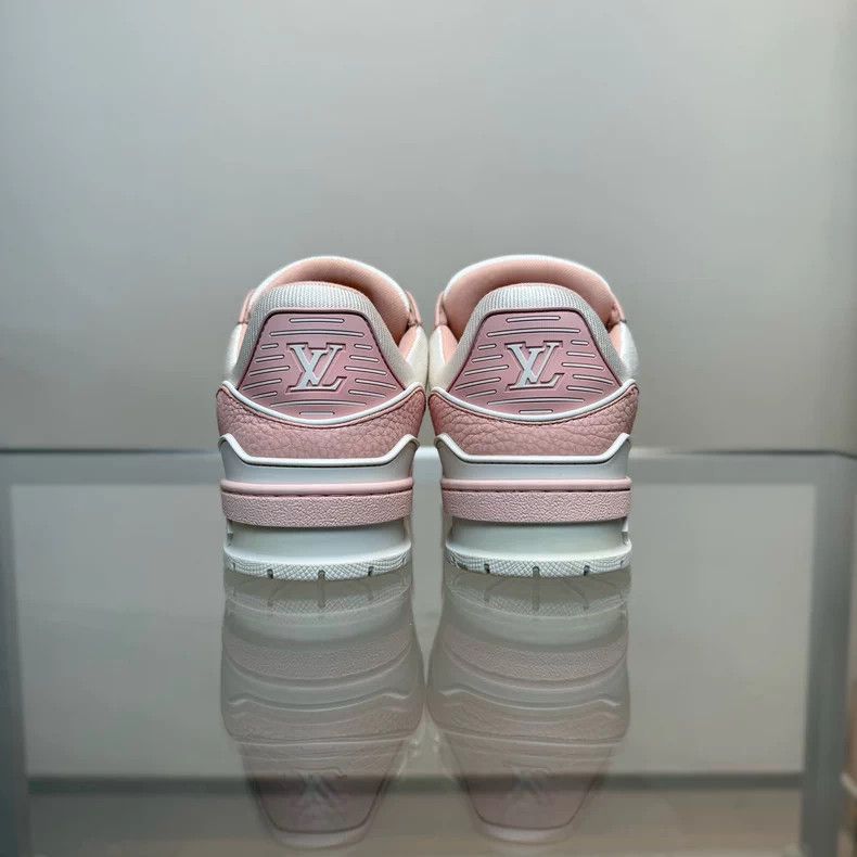 Louis Vuitton Louis Vuitton LV Trainer Pink White - dmc Size US 5 / EU 37 - 5 Thumbnail
