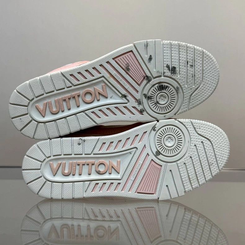 Louis Vuitton Louis Vuitton LV Trainer Pink White - dmc Size US 5 / EU 37 - 7 Thumbnail