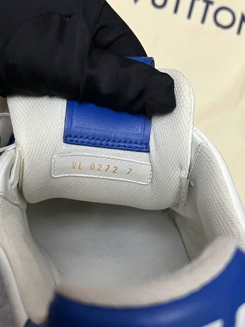 Louis Vuitton Louis Vuitton Blue White Trainer - dmc Size US 7 / EU 40 - 6 Thumbnail