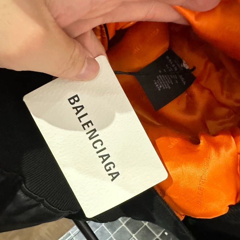 Balenciaga Balenciaga Black Orange Bomber Jacket - dmc Size US L / EU 52-54 / 3 - 7 Thumbnail
