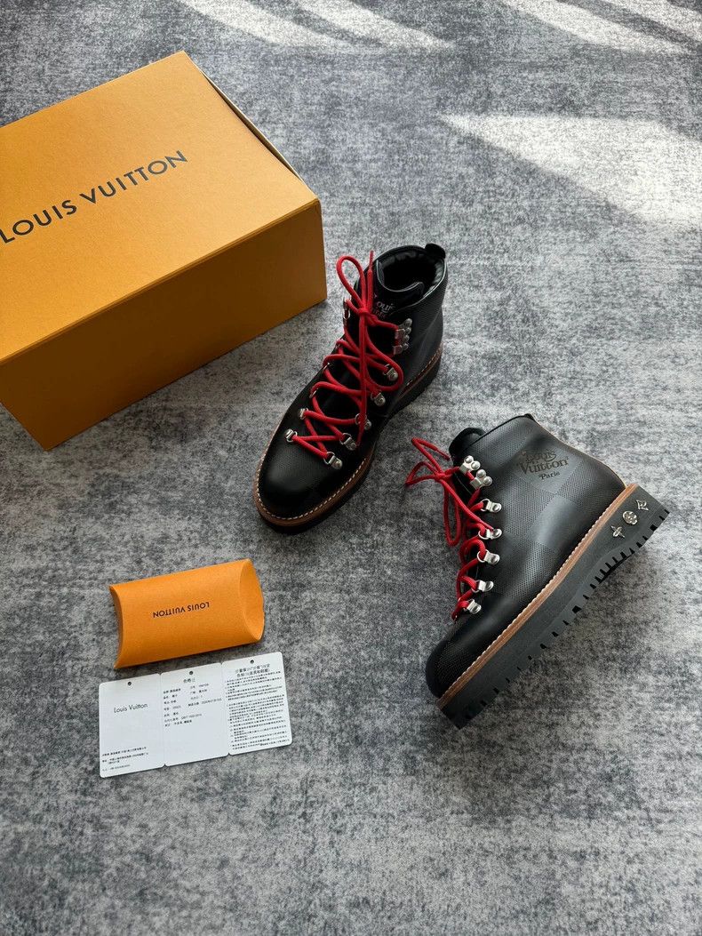 Louis Vuitton Louis Vuitton Nigo Checkerboard Boots - dmc Size US 5.5 / EU 38 - 6 Thumbnail