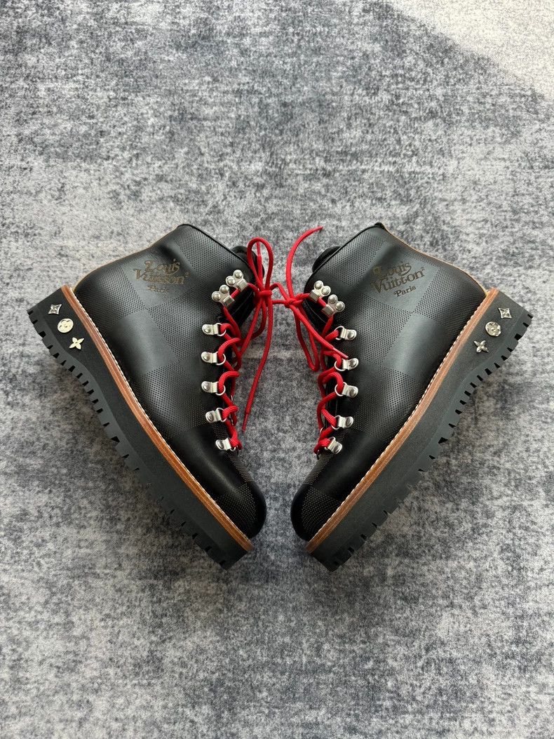 Louis Vuitton Louis Vuitton Nigo Checkerboard Boots - dmc Size US 5.5 / EU 38 - 5 Thumbnail