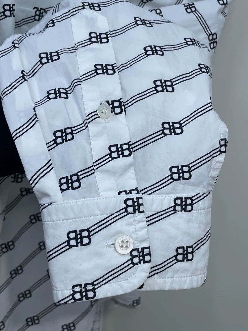 Balenciaga Balenciaga Logo Print Loose Shirt - dmc Size US XS / EU 42 / 0 - 4 Thumbnail