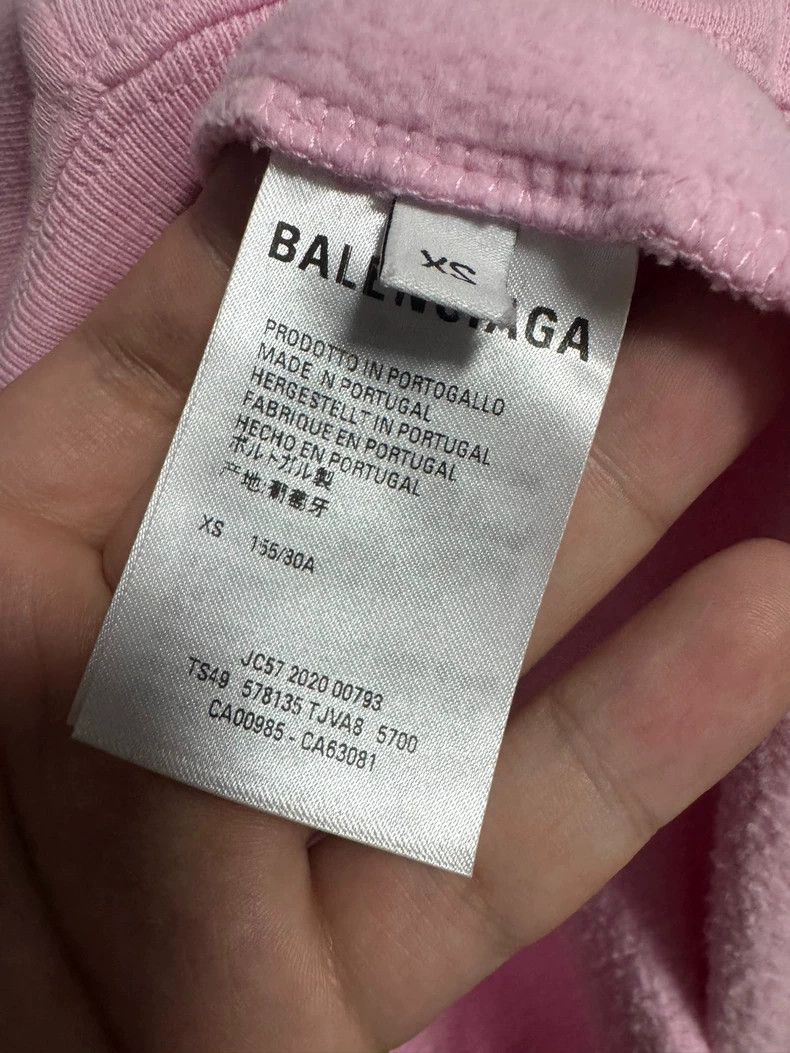 Balenciaga Balenciaga Pink Oversize Hoodie XS - dmc Size US XS / EU 42 / 0 - 4 Thumbnail