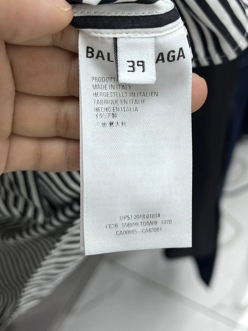 Balenciaga Balenciaga Embroidered Stripe Shirt Jacket - dmc Size US XS / EU 42 / 0 - 4 Thumbnail