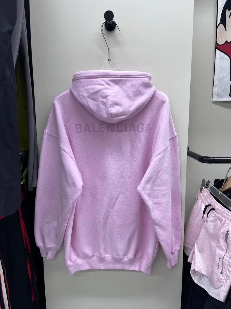 Balenciaga Balenciaga Pink Logo Hoodie XS - dmc Size US XS / EU 42 / 0 - 2 Thumbnail