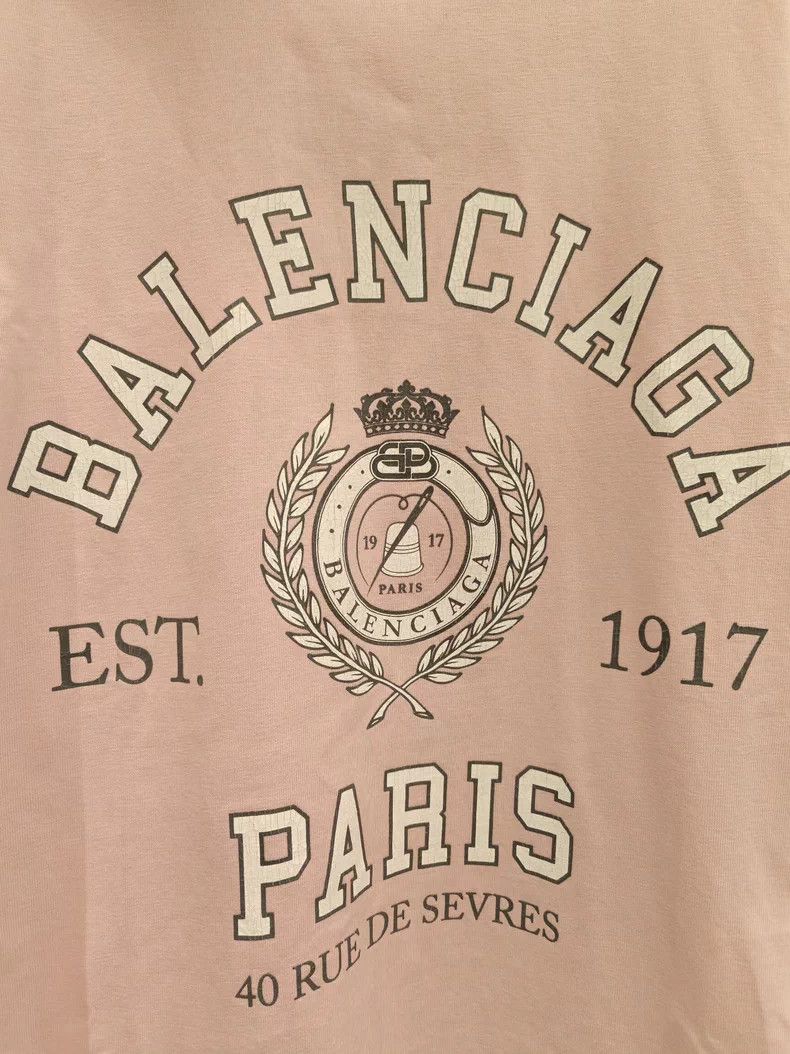 Balenciaga Balenciaga Pink Short Sleeve T-Shirt XS - dmc Size US XS / EU 42 / 0 - 5 Thumbnail