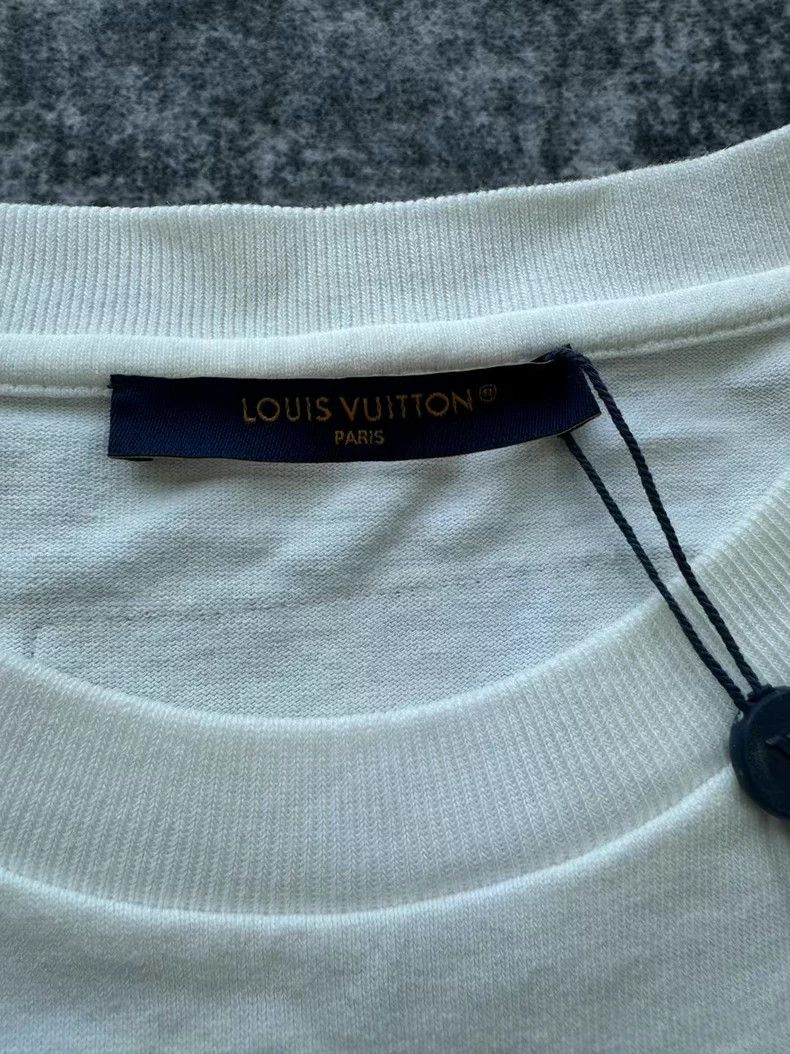 Louis Vuitton Louis Vuitton White Inside Out T-shirt - dmc Size US XL / EU 56 / 4 - 3 Thumbnail