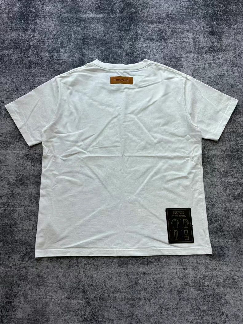 Louis Vuitton Louis Vuitton White Inside Out T-shirt - dmc Size US XL / EU 56 / 4 - 2 Thumbnail