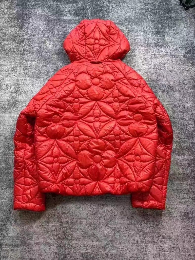 Louis Vuitton Louis Vuitton Red Down Jacket - dmc Size US M / EU 48-50 / 2 - 2 Thumbnail