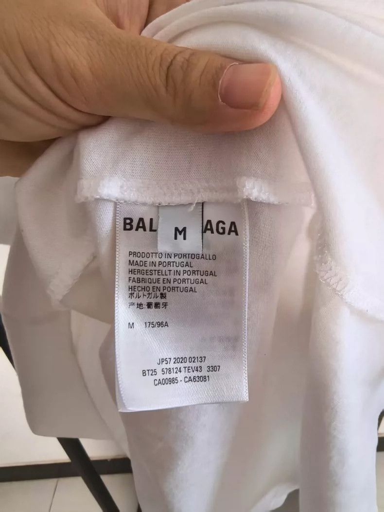 Balenciaga Balenciaga Logo Short Sleeve T-shirt - dmc Size US M / EU 48-50 / 2 - 4 Thumbnail