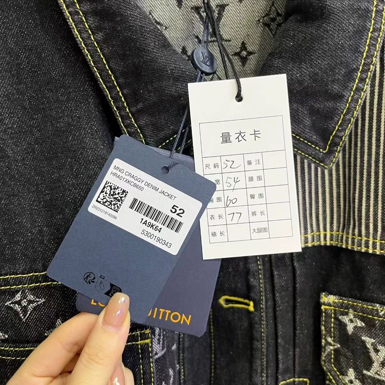 Louis Vuitton Louis Vuitton Black Denim Patchwork Jacket - dmc Size US L / EU 52-54 / 3 - 5 Thumbnail