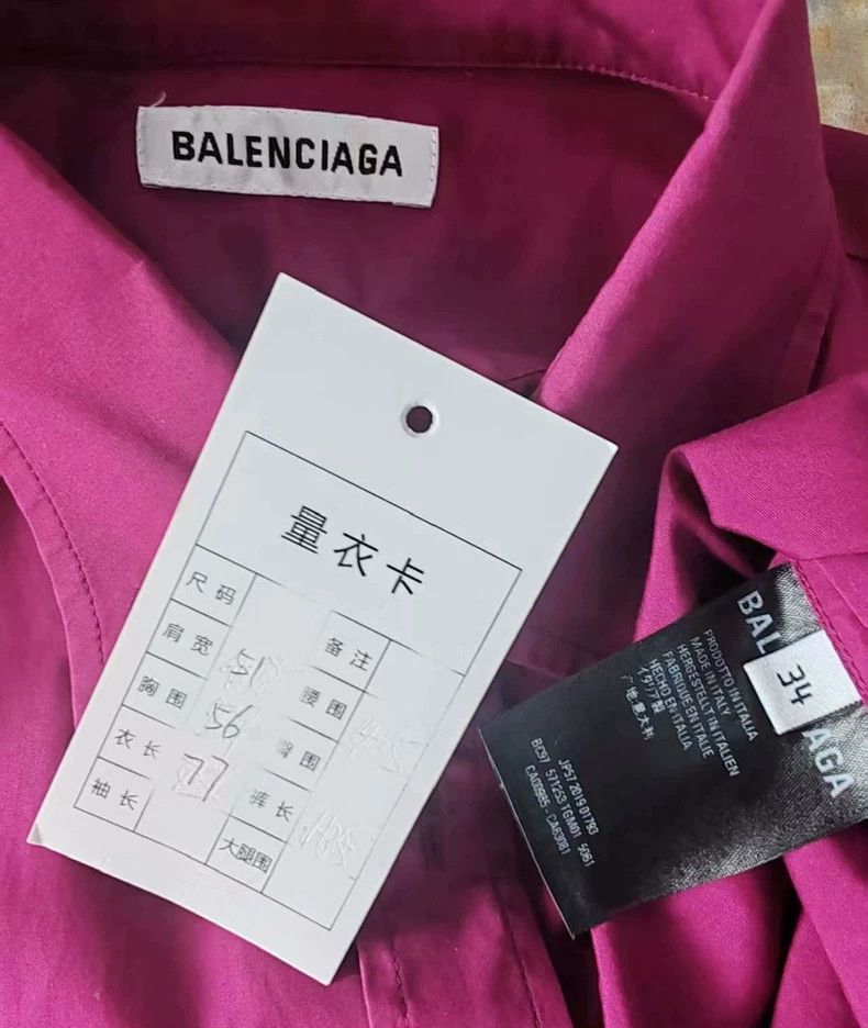 Balenciaga Balenciaga Big Logo Shirt - dmc Size US M / EU 48-50 / 2 - 4 Thumbnail