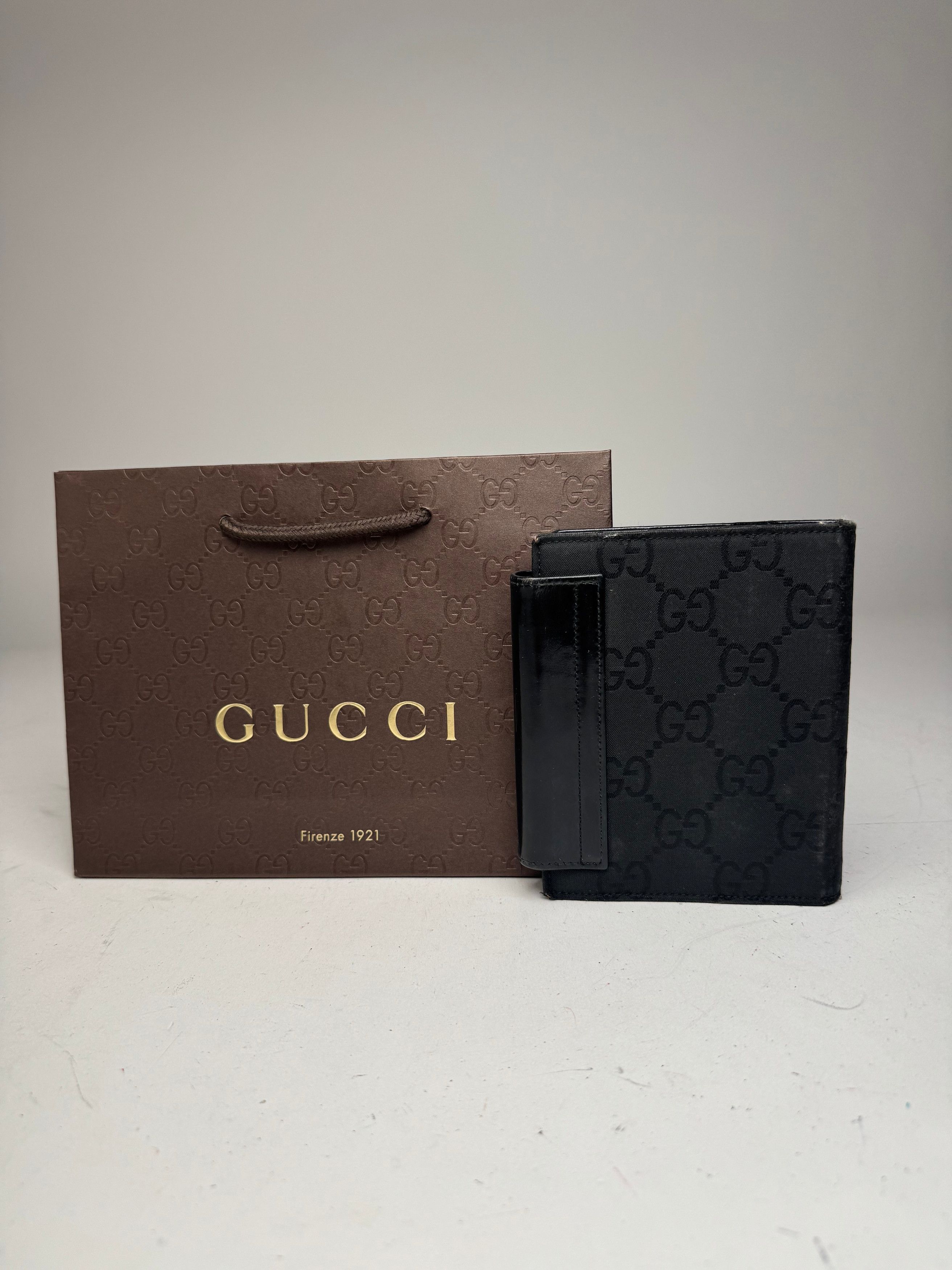 Gucci Vintage Monogram Card Holder Organizer Black Size ONE SIZE - 2 Thumbnail