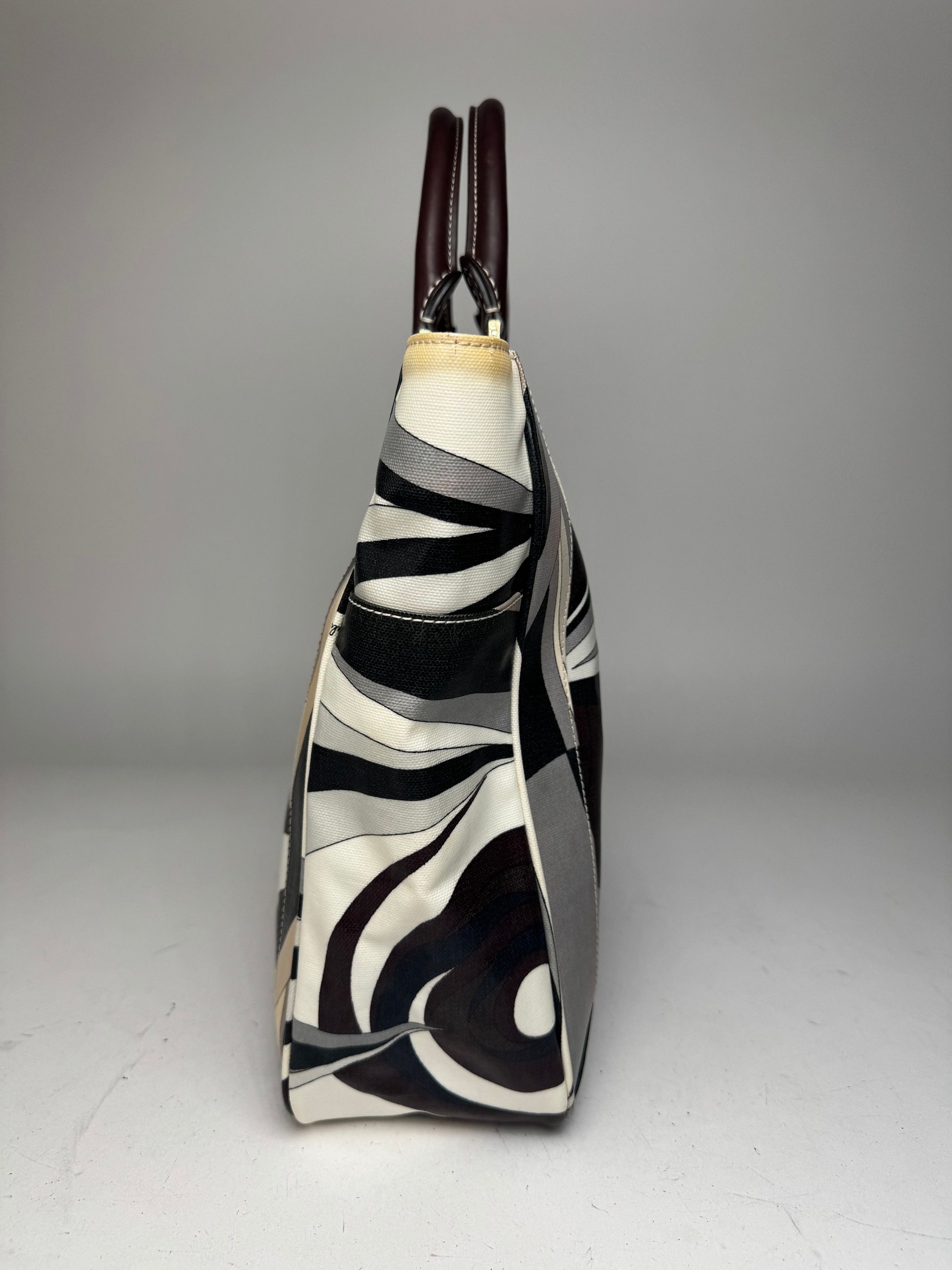 Emilio Pucci Vintage Abstract Bag grey Brown Size ONE SIZE - 7 Thumbnail