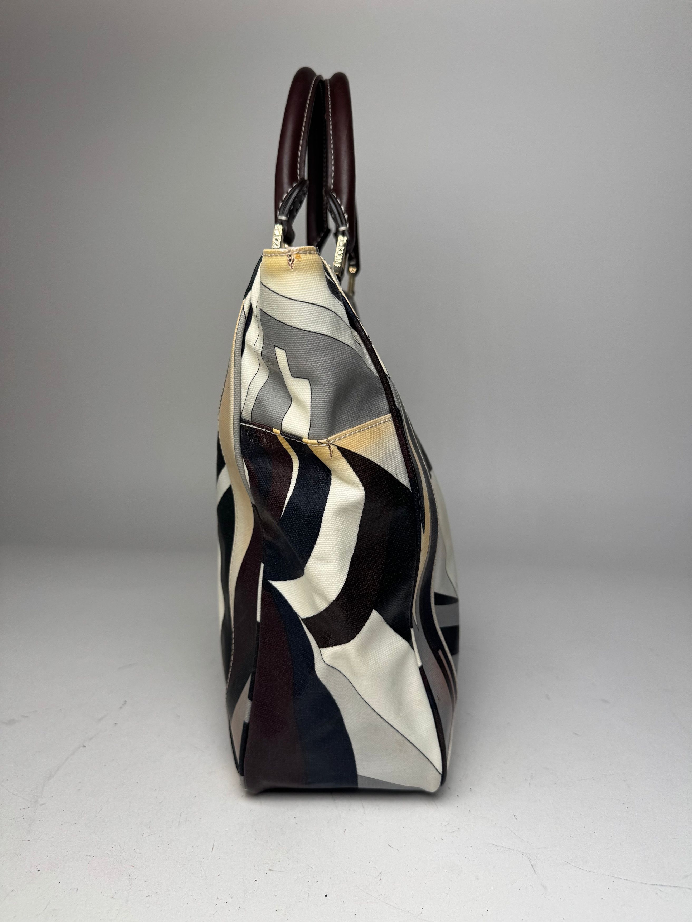 Emilio Pucci Vintage Abstract Bag grey Brown Size ONE SIZE - 9 Thumbnail