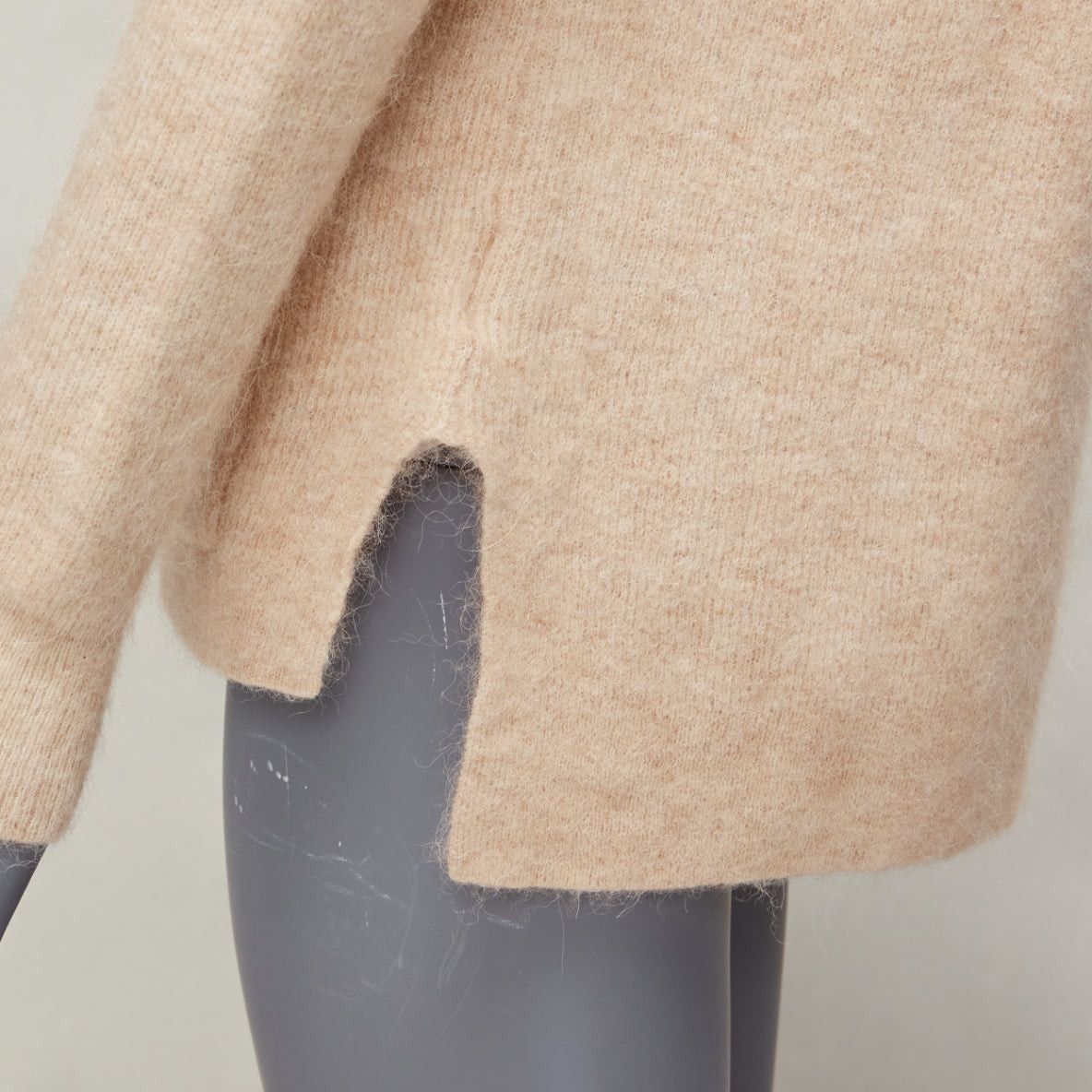 Acne Studios ACNE STUDIOS beige alpaca wool blend patch pocket large button front cardigan XS Size S / US 4 / IT 40 - 8 Thumbnail