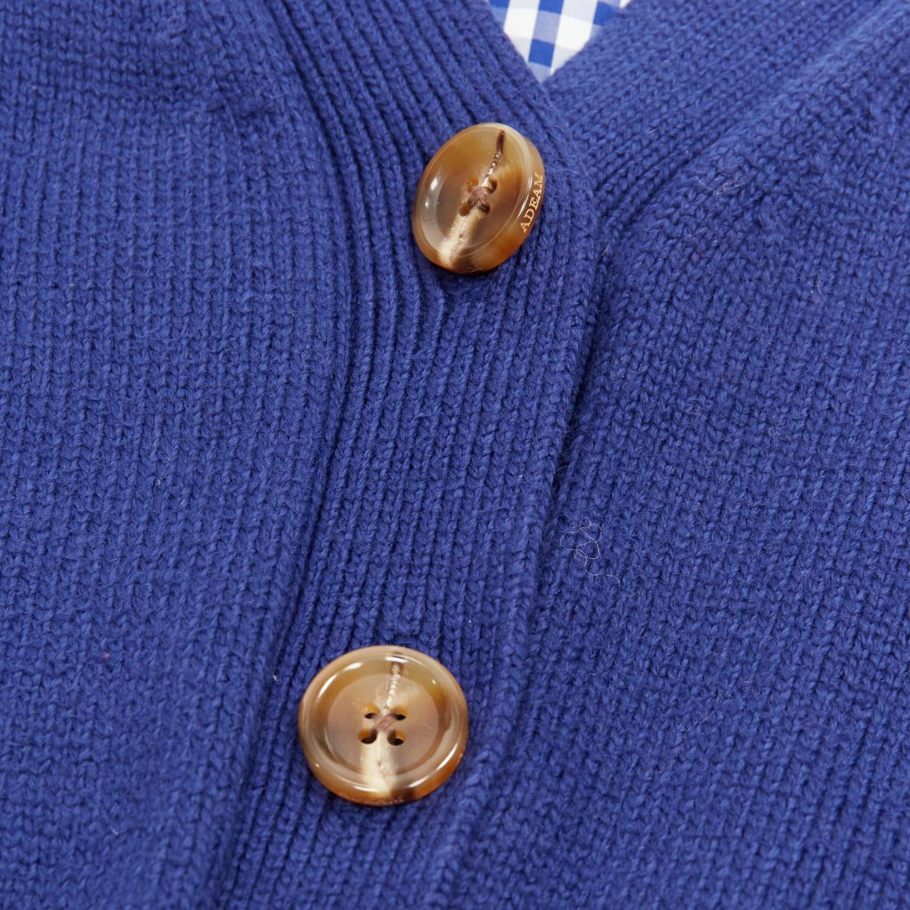 Other ADEAM blue cotton blend gingham ruffle back side tie cardigan sweater S Size S / US 4 / IT 40 - 2 Thumbnail