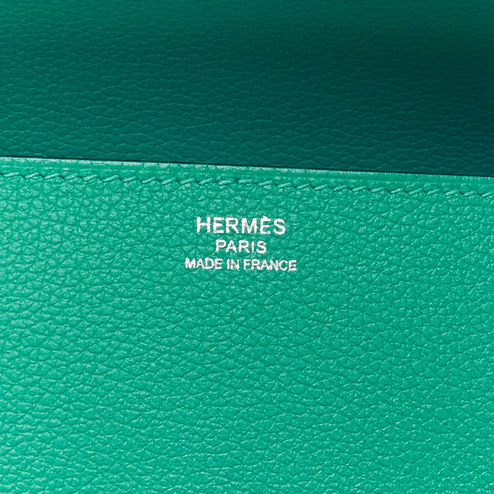 Hermes HERMES 2019 Twins green blue asymmetric snap flap reversible crossbody bag Size ONE SIZE - 10 Thumbnail