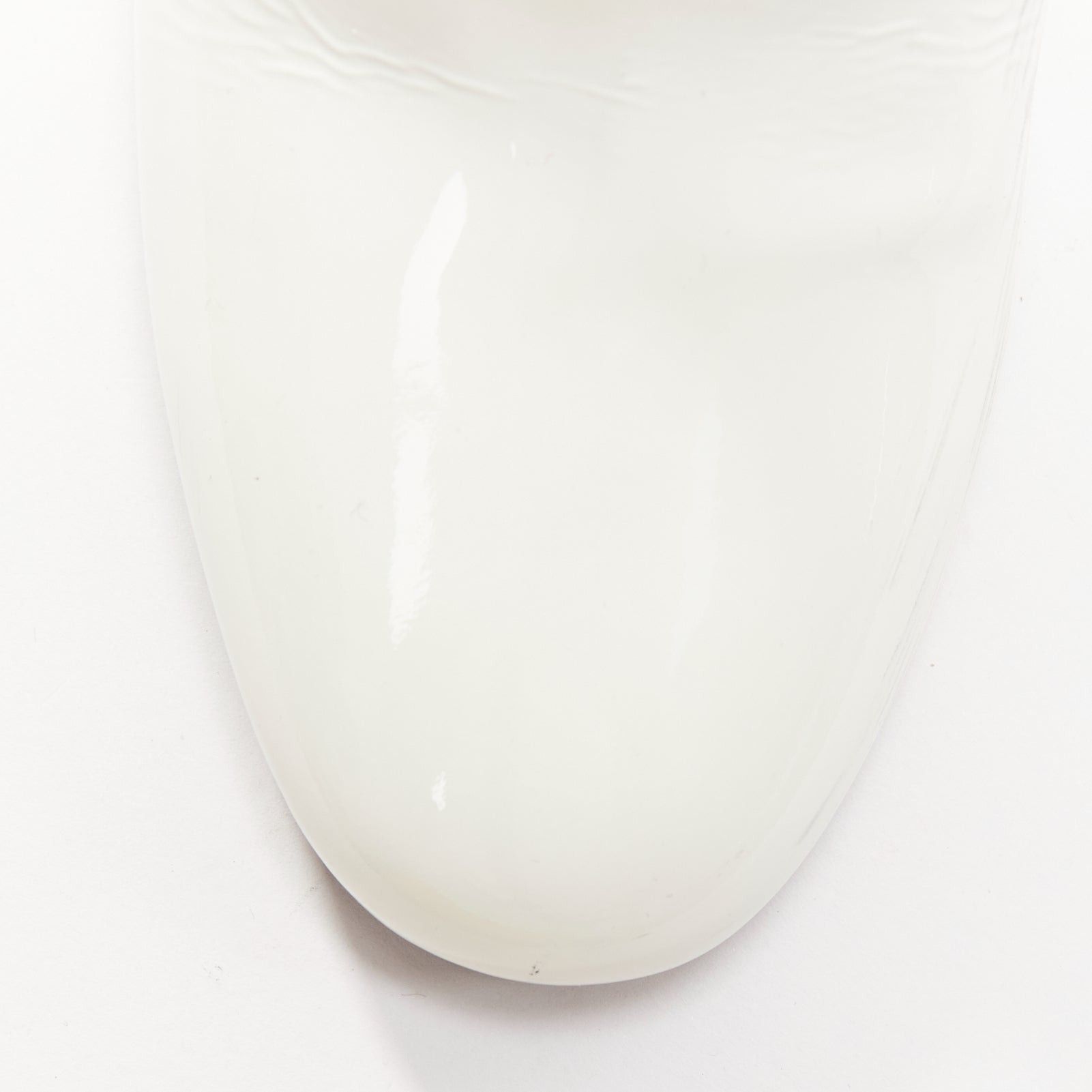 KHAITE KHAITE Wythe 65 white patent leather chunky heel gogo boots EU37 Size US 7 / IT 37 - 6 Thumbnail
