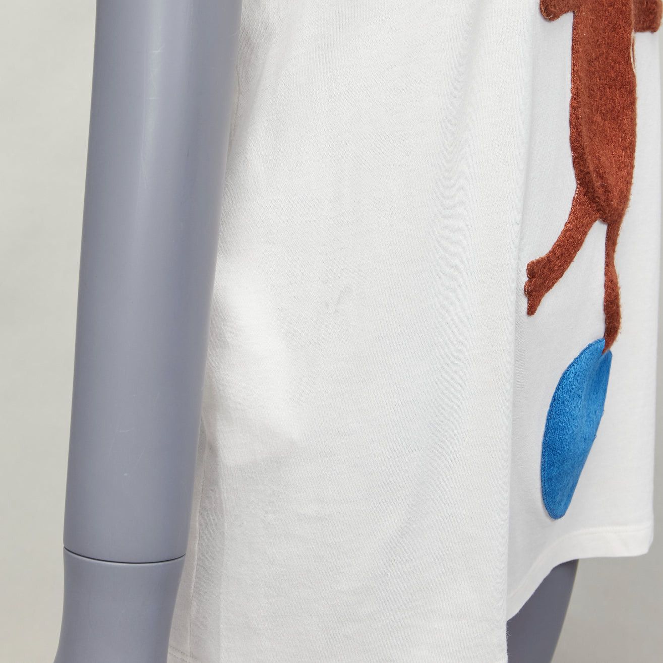 Gucci GUCCI Balancing Bear logo print round neck short oversized tshirt S Size S / US 4 / IT 40 - 8 Thumbnail