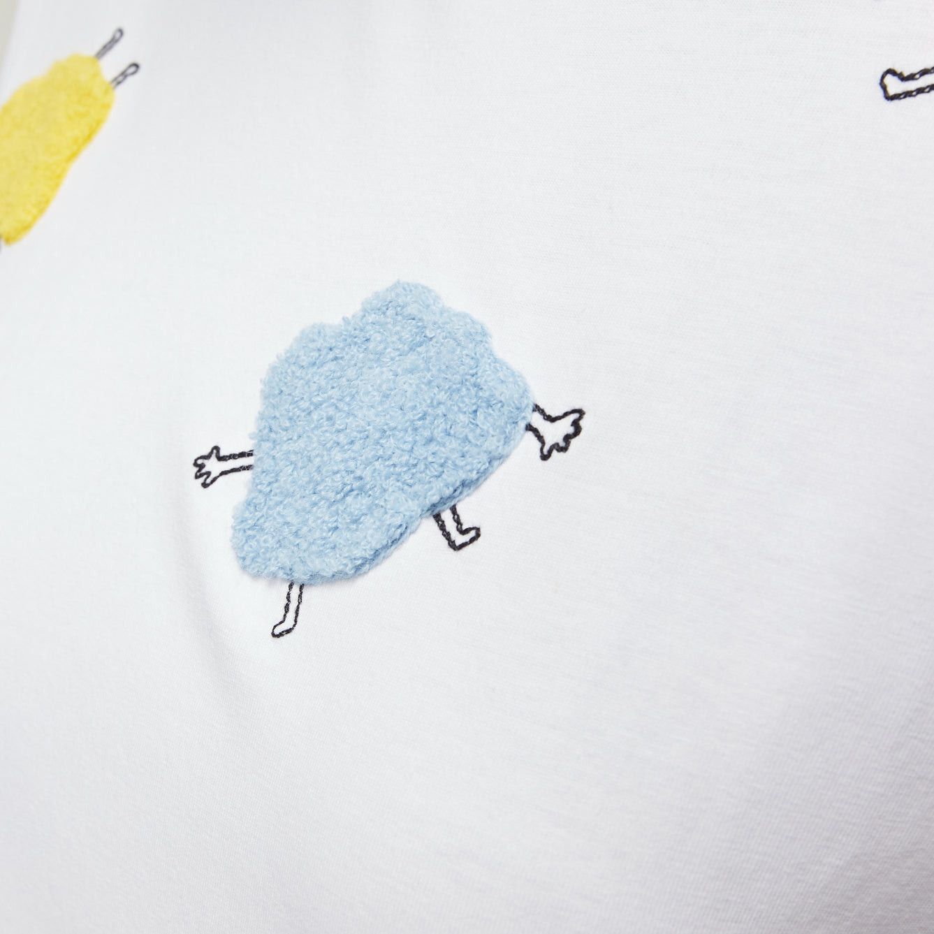 Mira Mikati MIRA MIKATI Rainbow TRibe tufted sheep button side short sleeve tshirt FR34 XS Size XS / US 0-2 / IT 36-38 - 7 Thumbnail