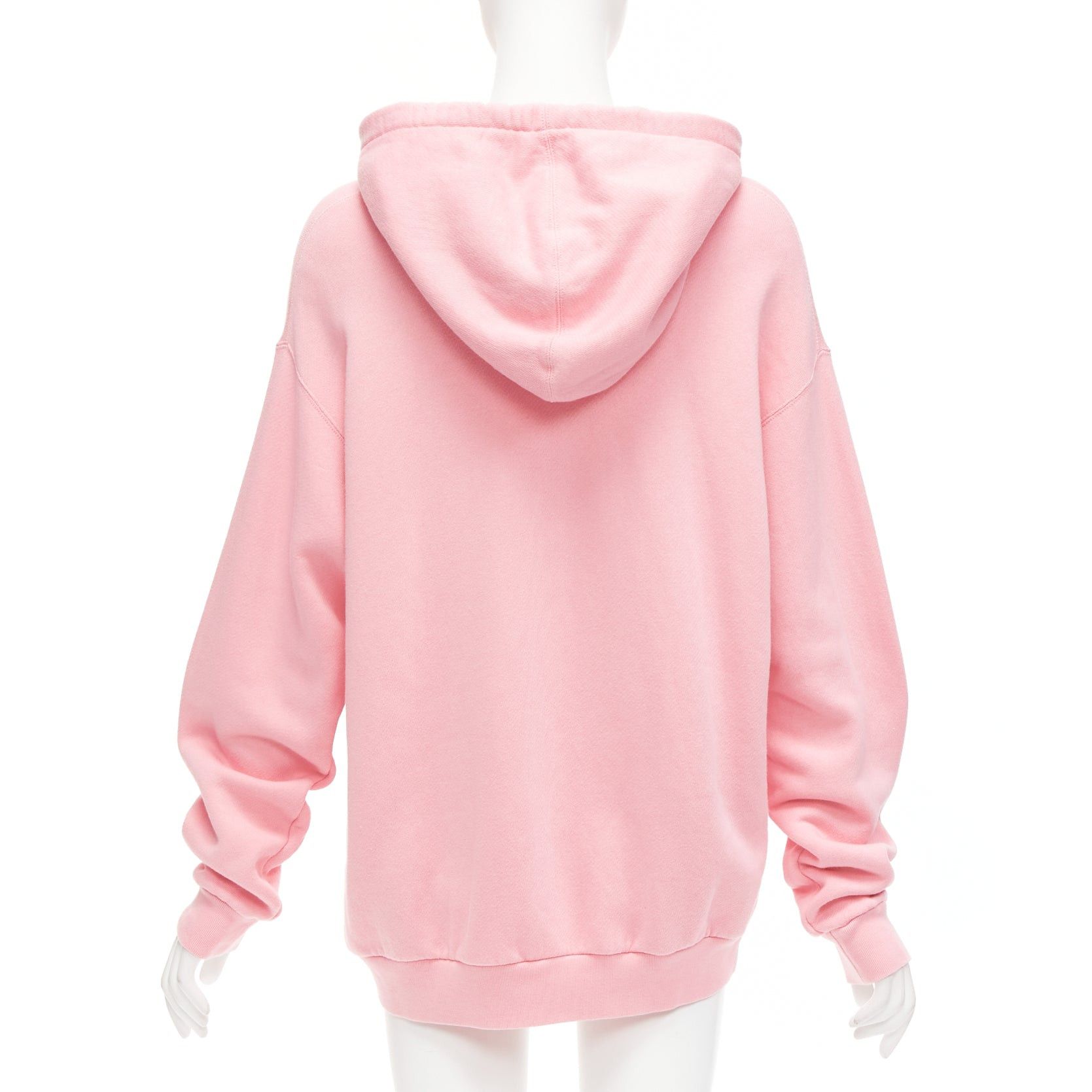 Gucci GUCCI Cherry sugar pink aqua green cherry print long boxy hoodie S Size S / US 4 / IT 40 - 5 Thumbnail