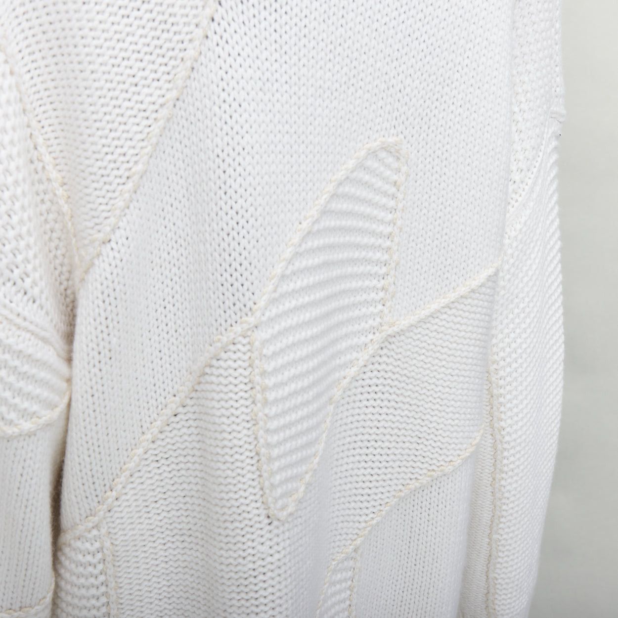 Hermes HERMES 100% cashmere off white leather logo buttons oversized cardigan FR34 XS Size XS / US 0-2 / IT 36-38 - 7 Thumbnail