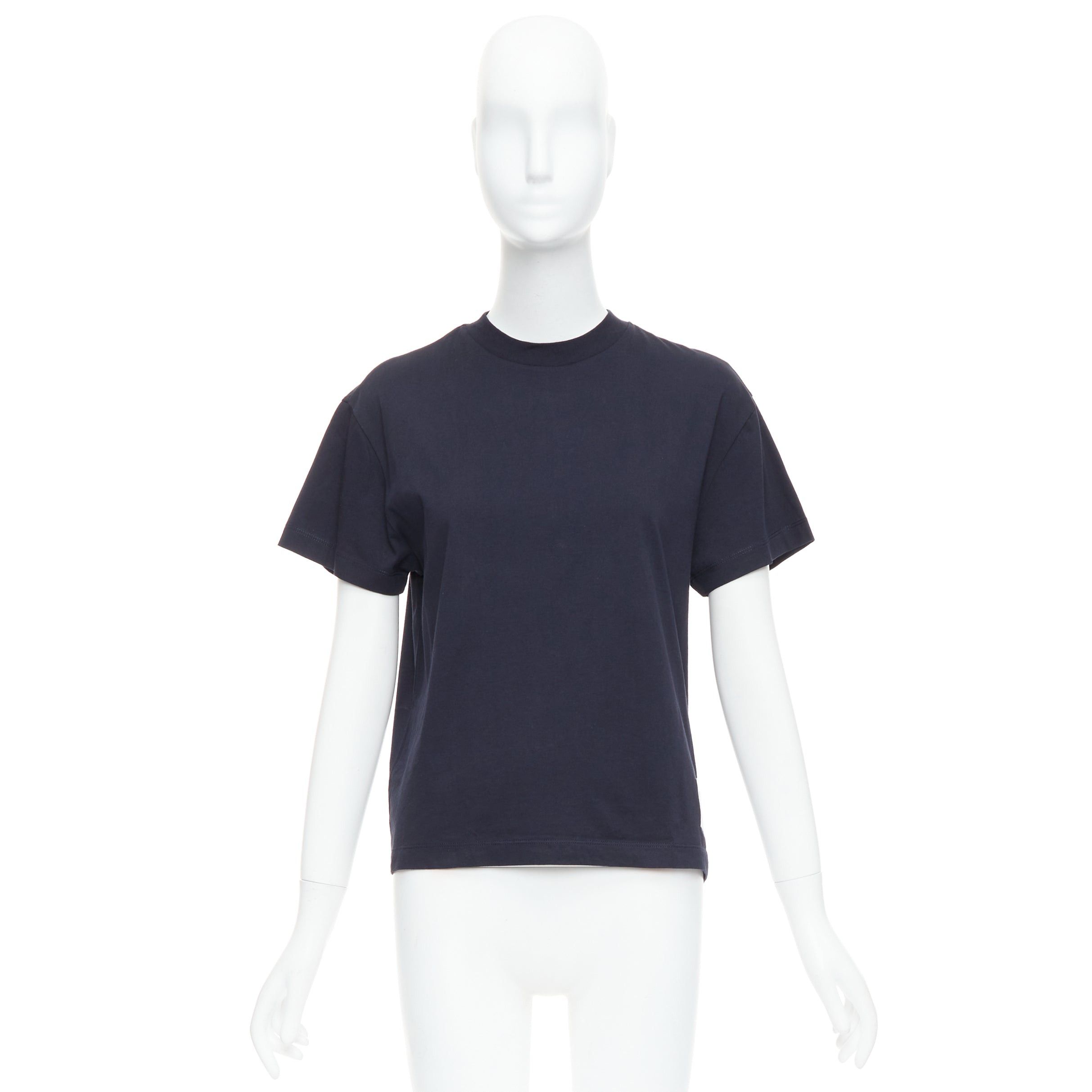 Jil Sander JIL SANDER PLUS black 100% cotton crew neck logo tshirt set of 3 XS Size S / US 4 / IT 40 - 9 Thumbnail