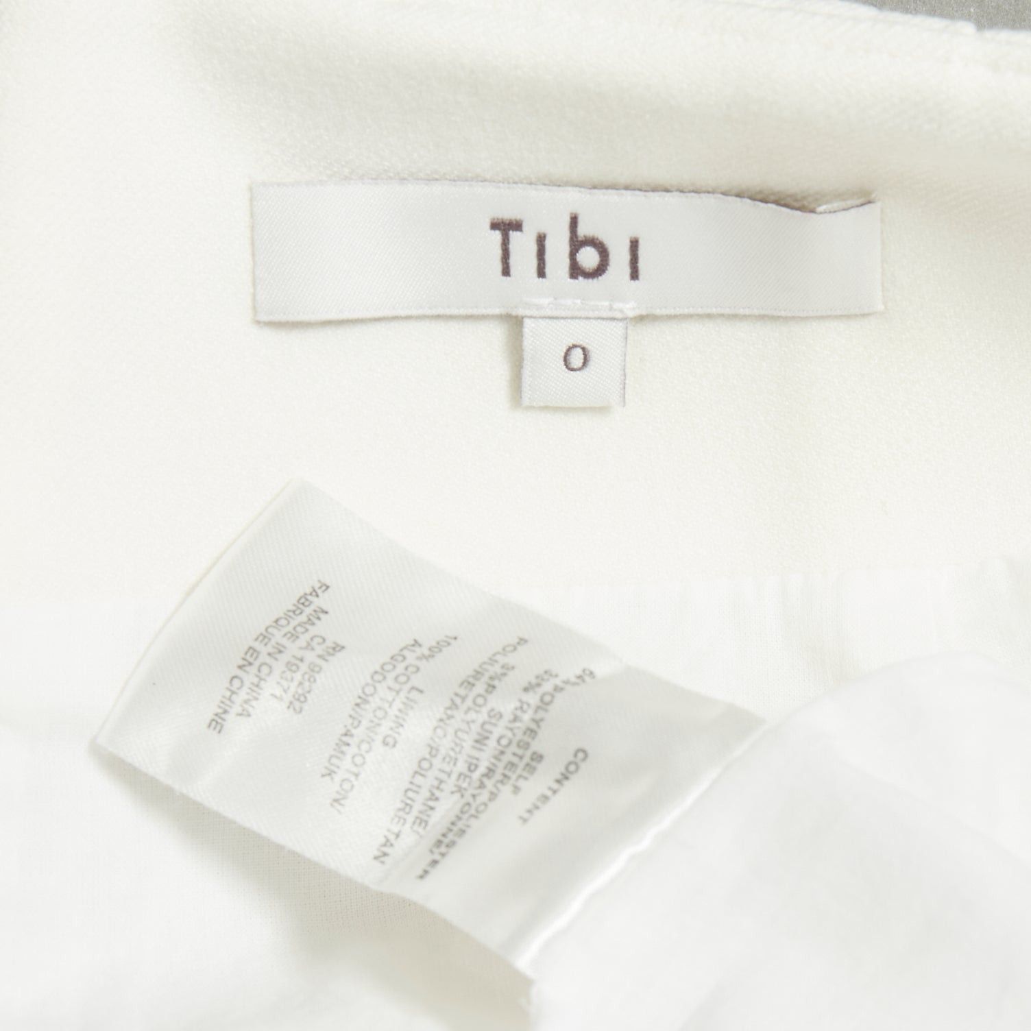 Tibi TIBI white structural buttons asymmetric darted pencil skirt US0 XS Size 26" / US 2 / IT 38 - 8 Thumbnail