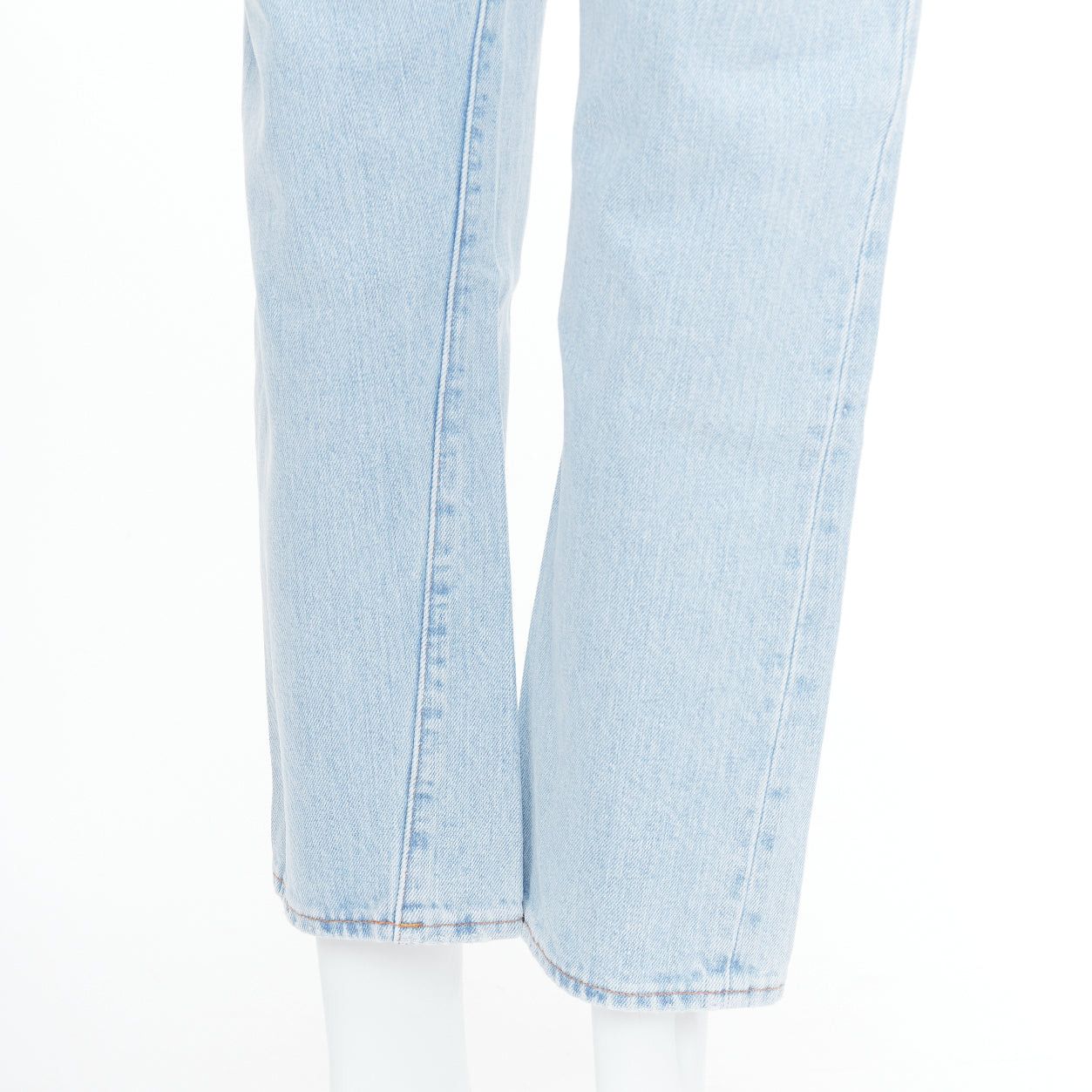 Toteme TOTEME Twisted Seam light blue washed denim asymmetric jeans 27" Size 27" / US 4 / IT 40 - 7 Thumbnail