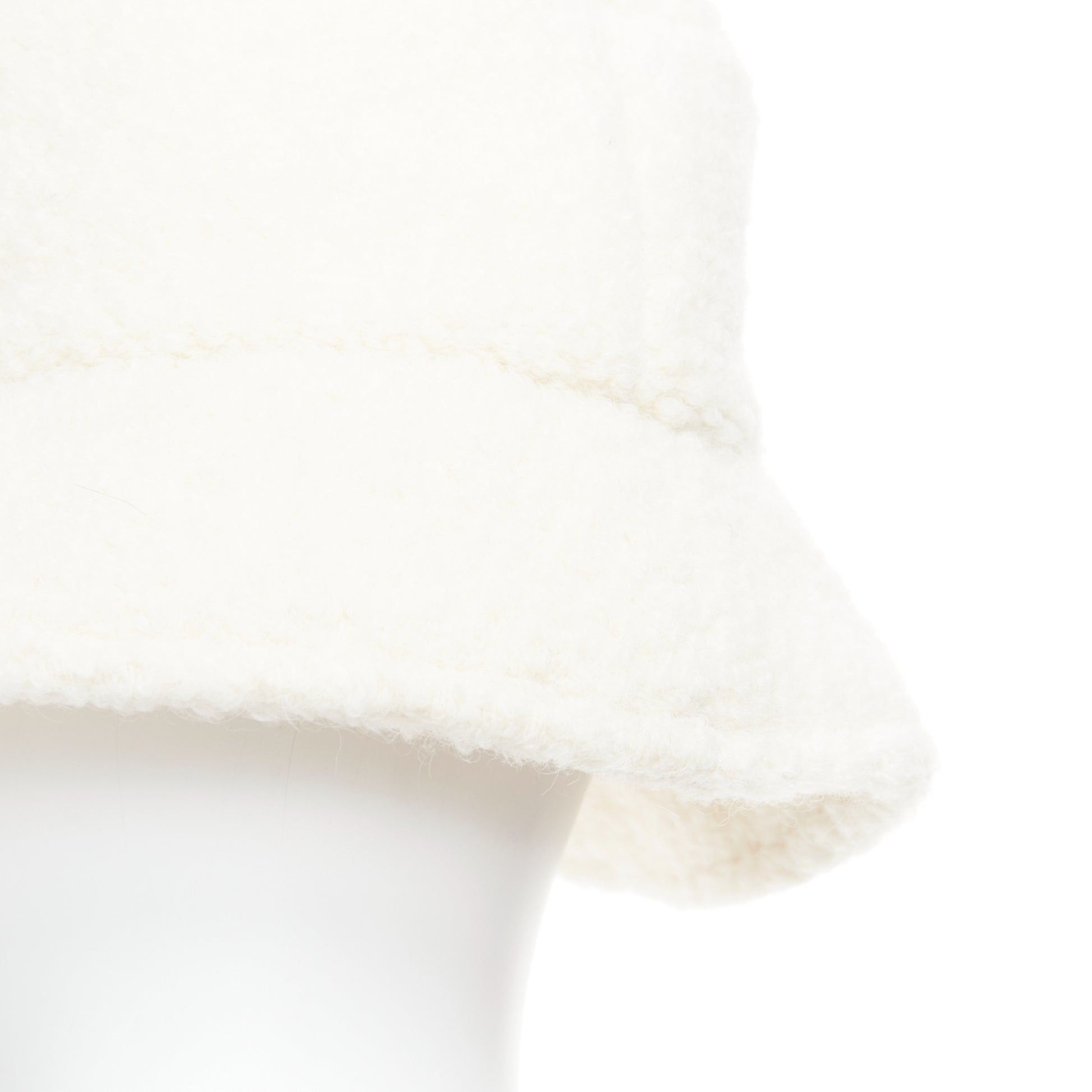 Isabel Marant ISABEL MARANT Denji ecru alpaca virgin wool blend teddy logo bucket hat Size ONE SIZE - 7 Thumbnail