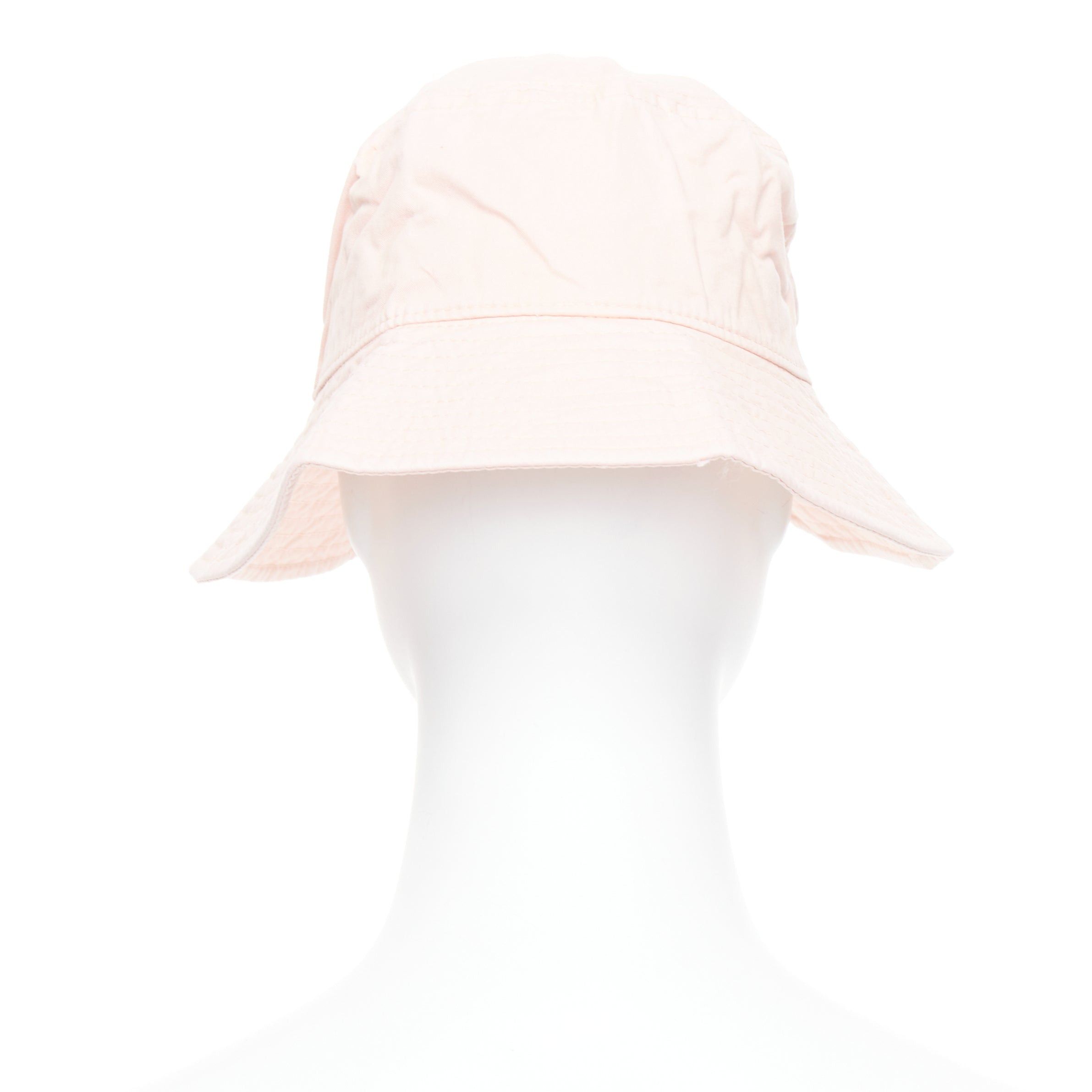 Acne Studios ACNE STUDIOS Pansy Face pink cotton orange smiley bucket hat 59cm Size ONE SIZE - 5 Thumbnail