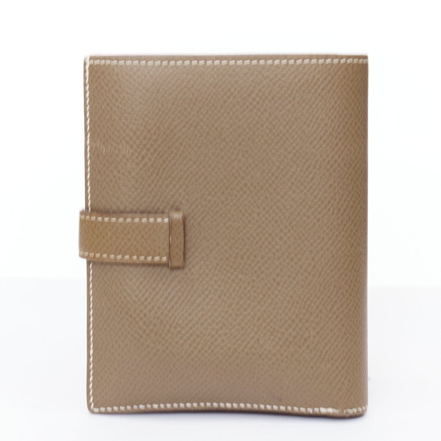Hermes HERMES Bearn Compact etaupe brown GHW H strap epsom wallet Size ONE SIZE - 5 Thumbnail