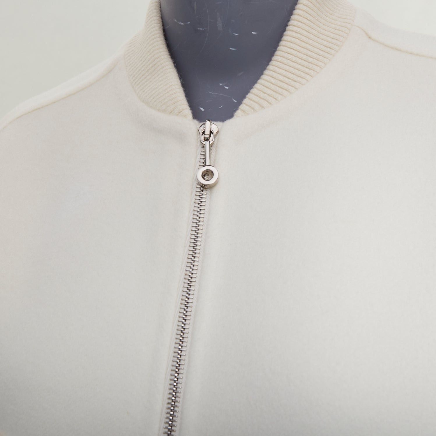 Hermes HERMES double faced 100% cashmere leather applique back bomber jacket FR38 M Size M / US 6-8 / IT 42-44 - 8 Thumbnail