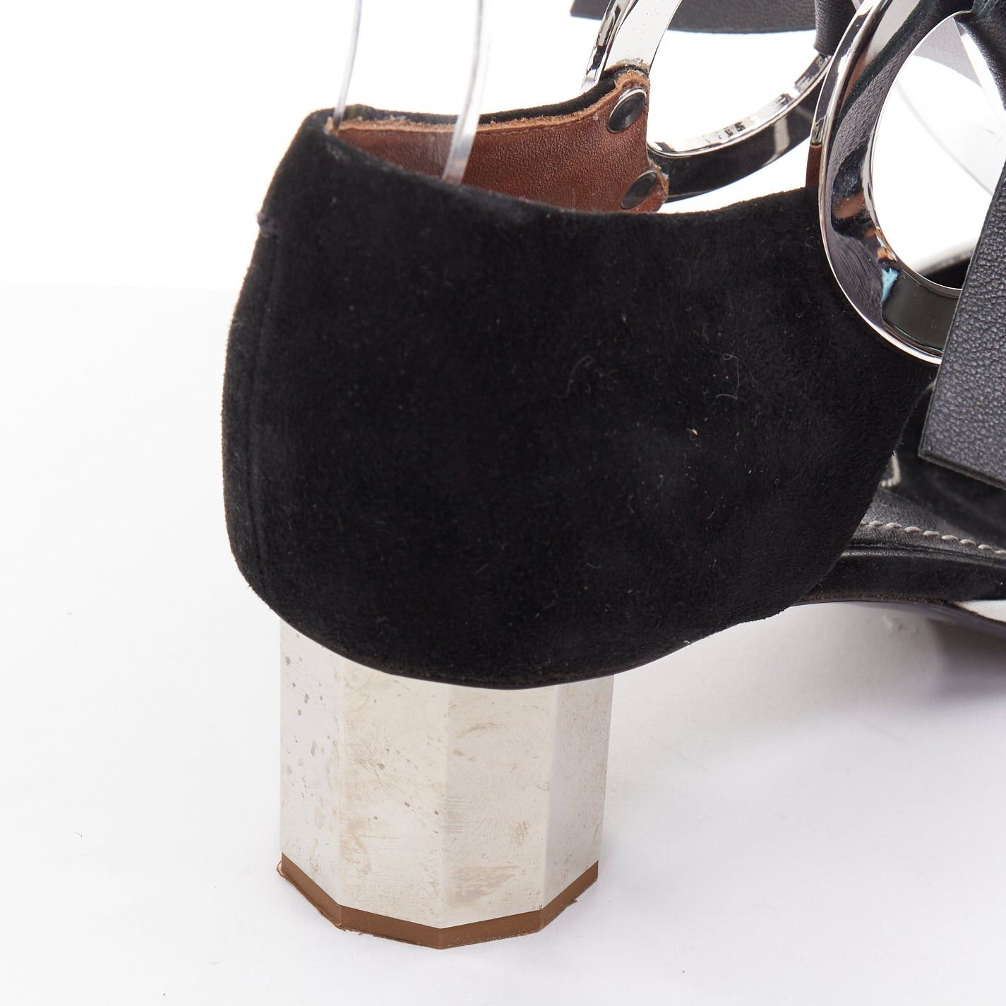 Proenza Schouler PROENZA SCHOULER 2016 bicolor black white grommet metal heels EU36 Size US 6 / IT 36 - 7 Thumbnail
